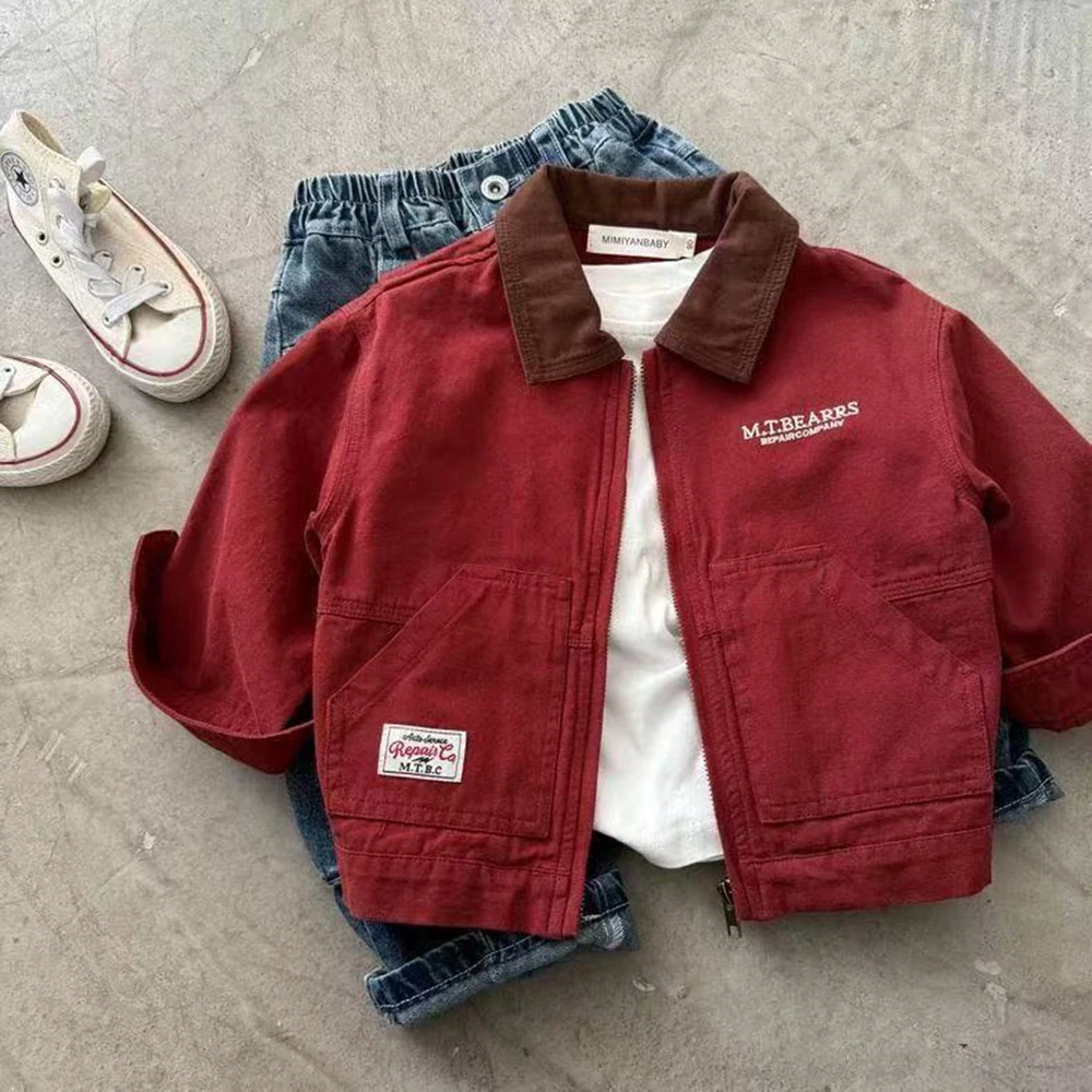 WOOFOO 2026 New Spring Autumn Baby Girls Boys Cotton Coats Jackets parkas Fashion Kids Children Tops Clothes Overcoats
