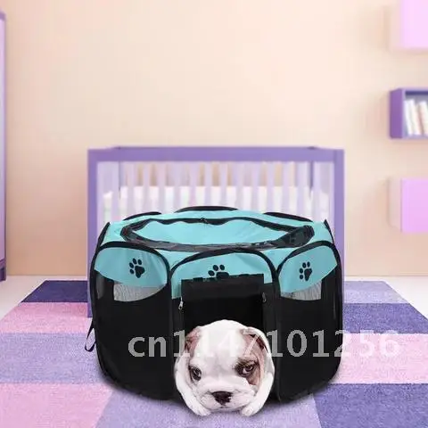 Print Claw Portable Foldable Pet Cat Dog Tent House Game Safe Guard Playpen Fence Fence Indoor Outdoor Small Medium Animal Cage