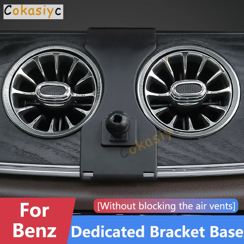 For Benz C/E/B/S/R-Class ML CLS CLA GLA GLB GLC GLE GLK GLS Phone Holder In Car Smartphone Stand Dedicated Base Mount Bracket