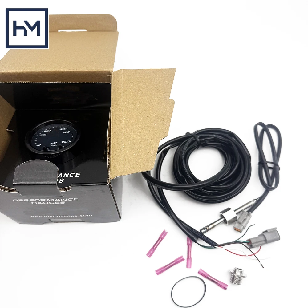52MM Digital LED EGT Gauge Kit 30-0305-ACC Exhaust Gas Temperature Meter 1800F 1000C With Sensor