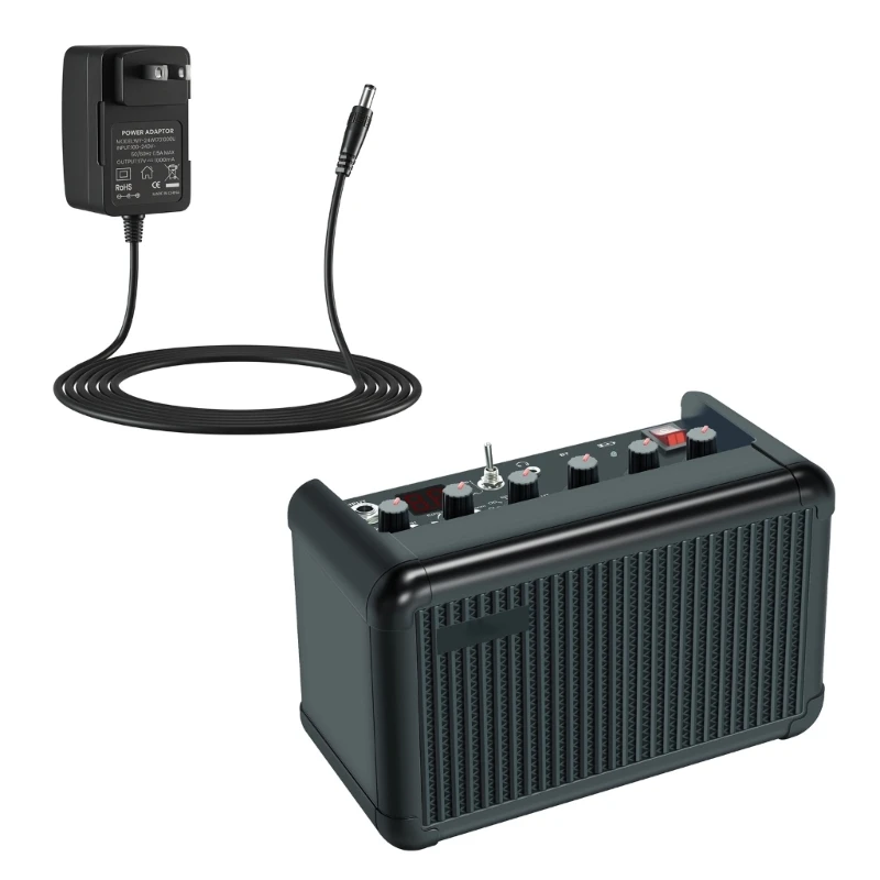 

PE-10 Amplifiers Multifunctional AMP Rechargeable Battery Bluetooth-compatible Connection With Adapters Inside Speaker 41QA