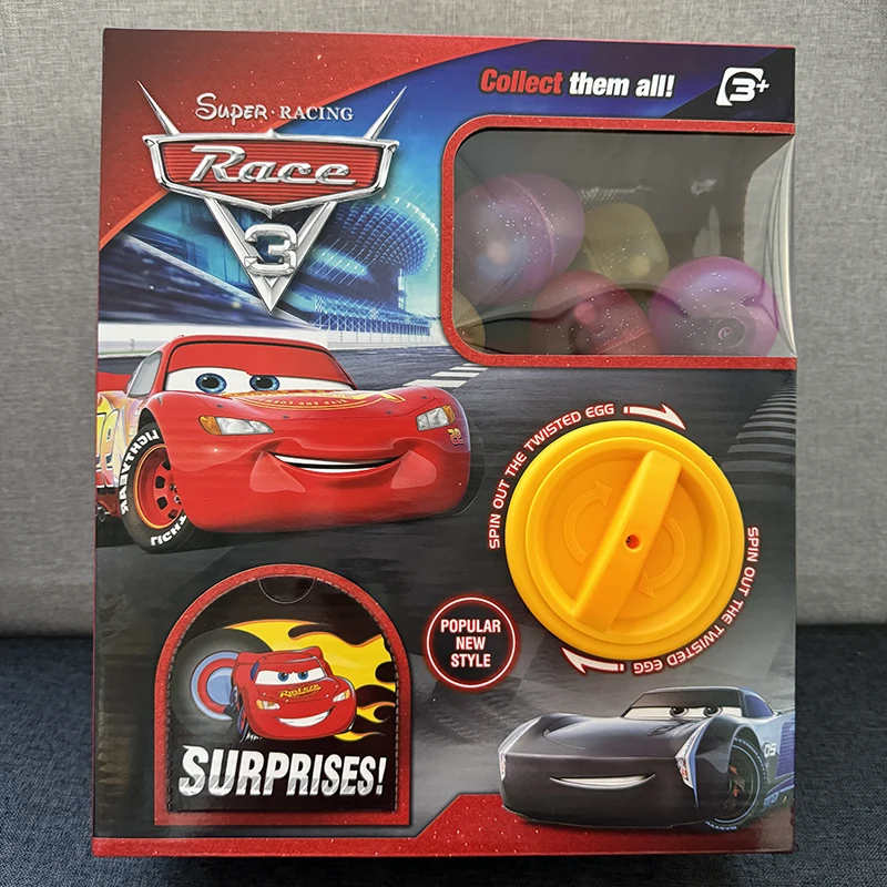 10pcs Set Pixar Model Cars Lightning Mcqueen Gashapon Machine Figures Jackson Storm Mack Uncle Play Vehicles Doll Toy Gift Box