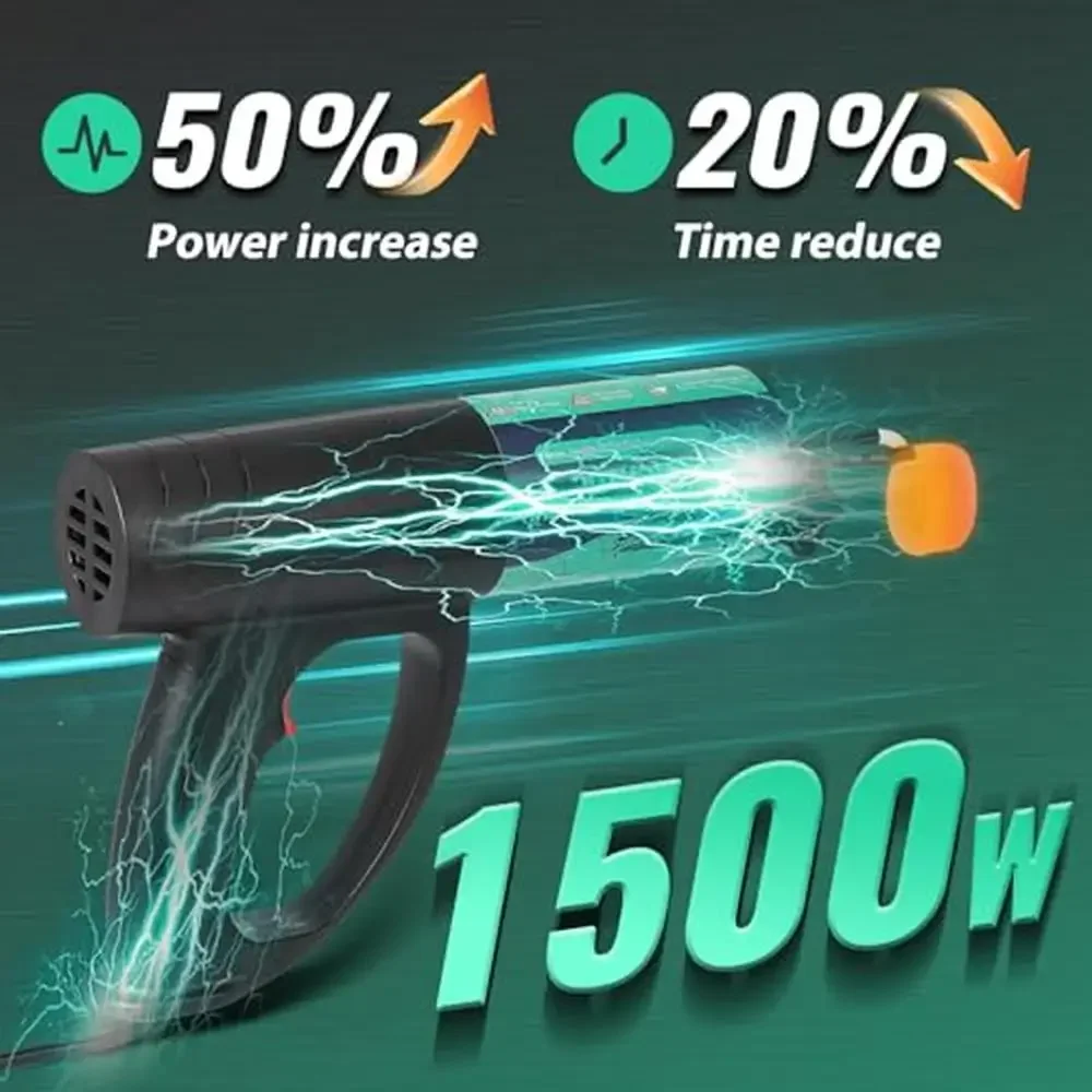 Ferramenta aquecedora de parafuso de indução 1500W com 8 bobinas e caixa robusta, parafusos de porcas de aquecimento sem chama, aquecimento poderoso, bobinas de longa duração