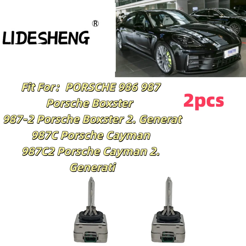 99963103690 2PCS 6500K HID XENON HEADLIGHT BULBS SET For PORSCHE 986 987 Porsche Boxster   987-2 Porsche Boxster 2. Generat