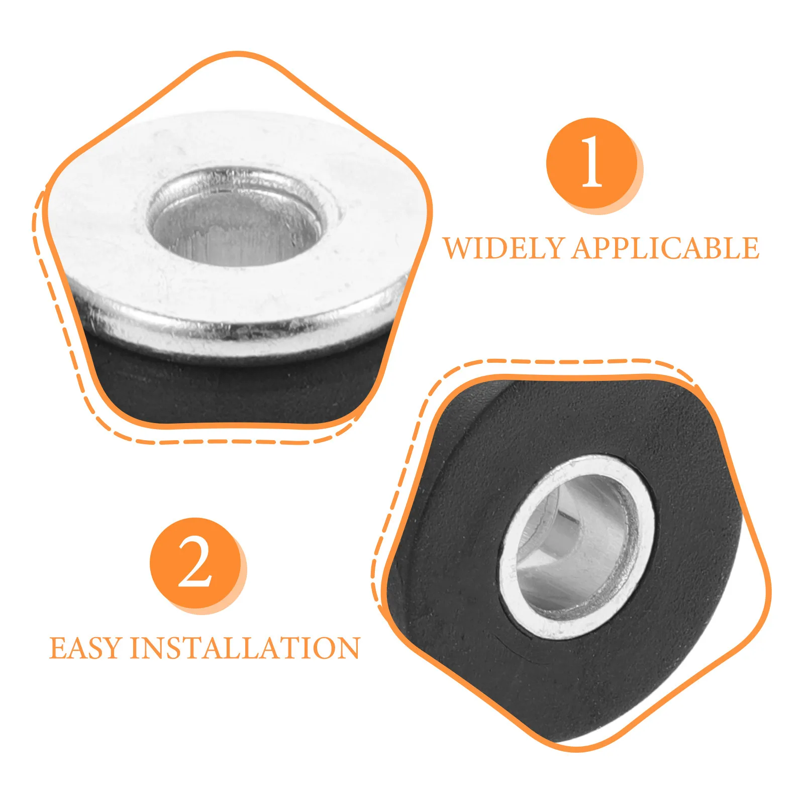 8Pcs Motorcycle Shock Absorption Ring Buffer Damper Washer Motorcycle Buffer Set Shock Absorber Bushing Anti Vibration Damper view 6