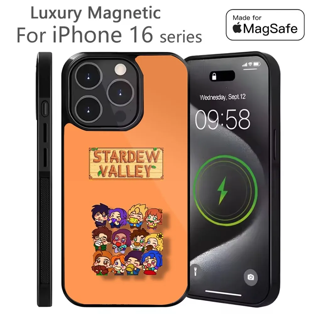 

Game S-Stardew V-Valley Phone Case For iPhone 16,15,14,13,12,11,Plus,Pro,Max Mini Magsafe Magnetic Wireless Charging