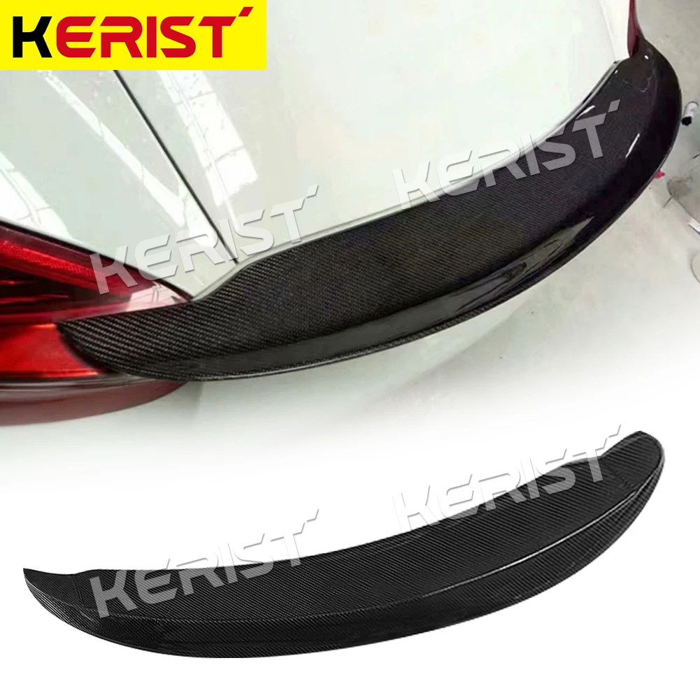 Car Styling Duckbill Mini Rear Trunk Lip Wing Spoiler Splitter for Porsche 981 Cayman 2010 2011 2012 2014 2015 2016