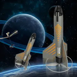 Playful bag Electric Power Rocket Launch Toy Outdoor Liftoff Spin Rocket USB Charging Safe Landing Adult Children Toys AC90