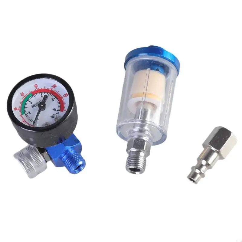 Regulador 1/4 pulgada y filtro separador agua aceite integral para herramienta