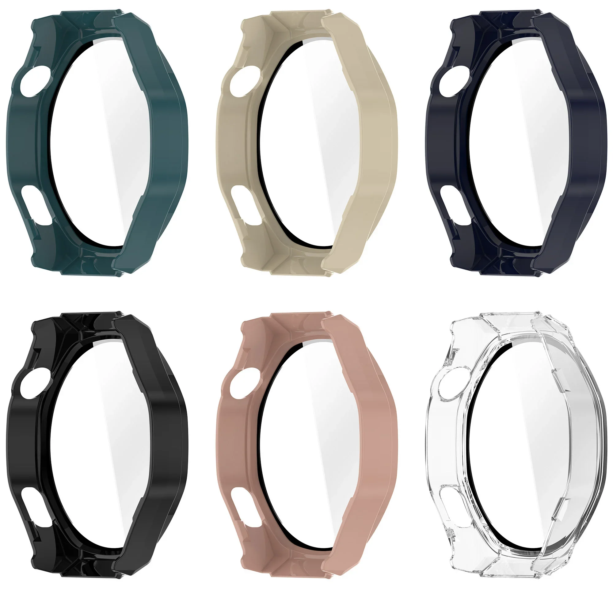 Hard PC Glass Watch Case for Honor Watch 5 Ultra Smartwatch Bumper Shell and Film Screen Protector Watch Cover