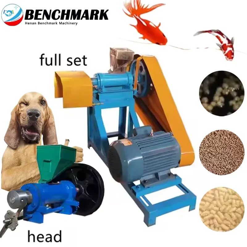 Full-automatic Fish Food Pellet Machine Floating Baits Pellet Extruder
