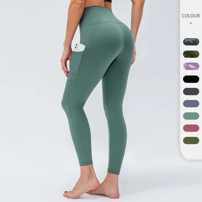 

Solid Seamless Leggings Women Soft Workout Tights Fitness Outfits Yoga Pants High Waisted Gym Wear Spandex Leggings