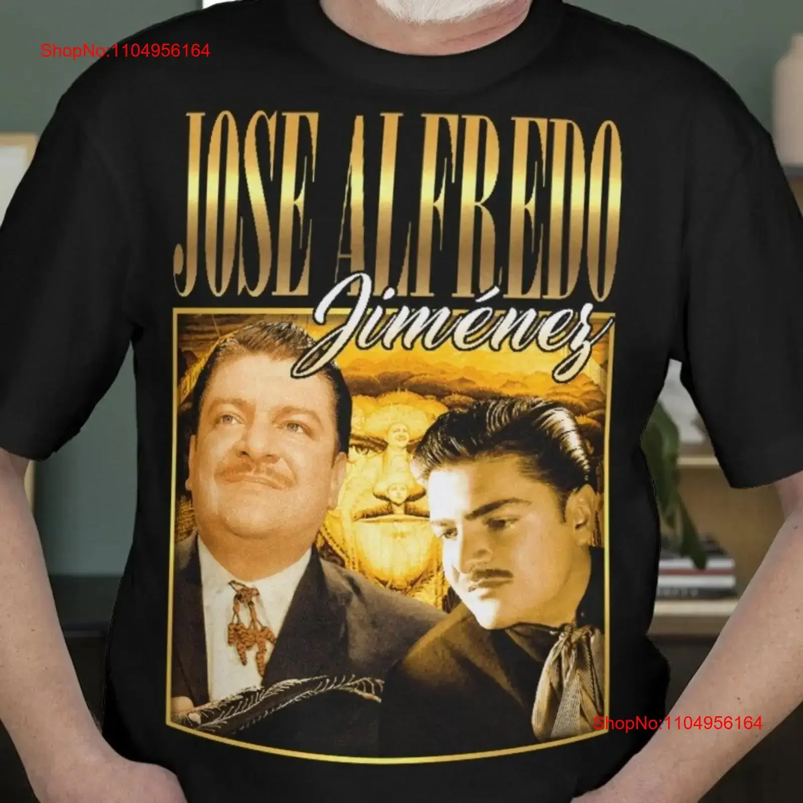 

Jose Alfredo Jimenez Vintage T Shirt Mexican Artists Merch vintage Washed Soft Versatile Unisex Breathable Casual