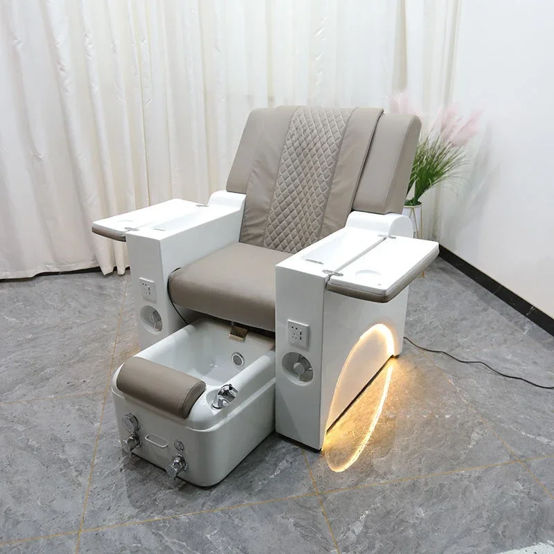 New lamp manicure sofa electric massage foot chair high-end Internet celebrity nail salon eyelash pedicure sofa