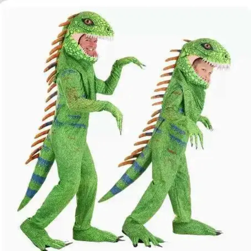 

Luxury Halloween Children's Day Stage Performance Terrifying Dinosaur And Lizard Role-playing Cosplay Costumes dl;1