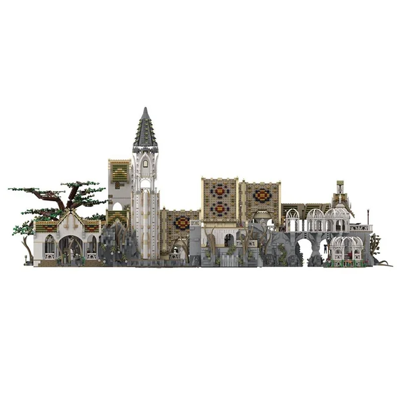 Rings Movie Series UCS Rivendell Building Blocks Magic Fairy Town Complete Bundle Model Bricks DIY Assembly  Toys Gifts