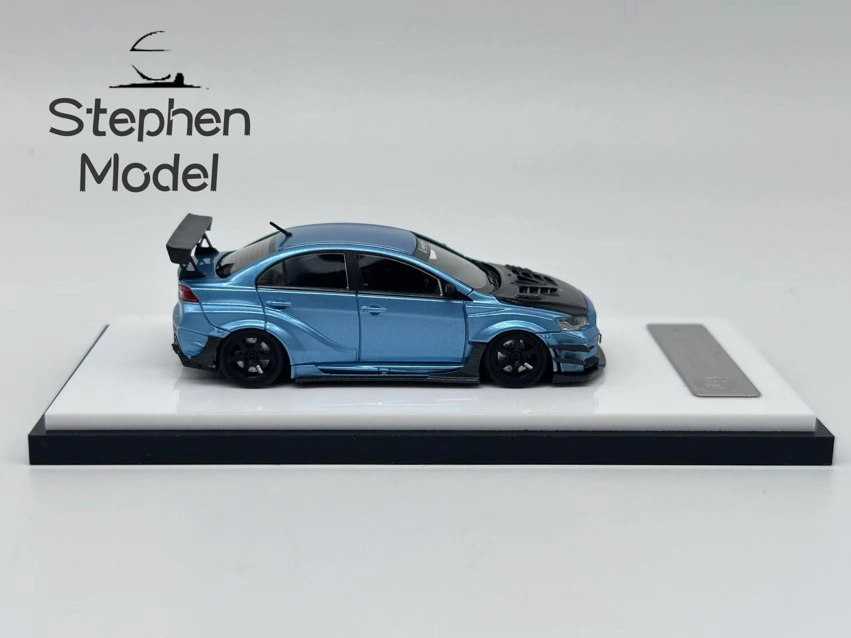 خطأ 404 1:64 Evolution X Varis Voltex Ice Blue Ltd 199 قطعة نموذج سيارة من الراتنج #6