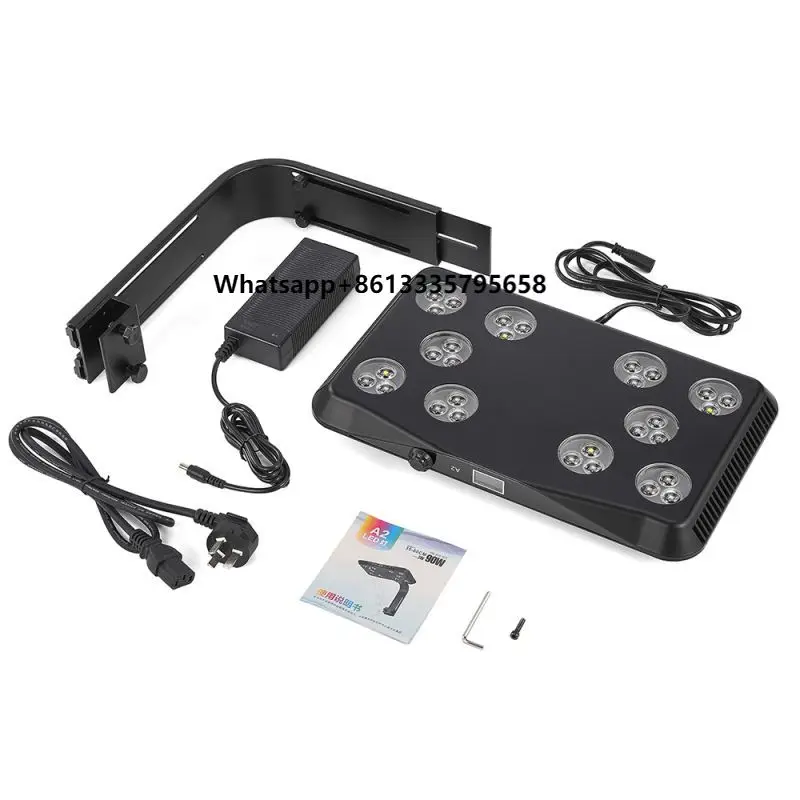 

Sunrise Sunset 90W Coral Reef Light Dimmable Timing Function LED Aquarium Lamp for Marine Fish Tanks