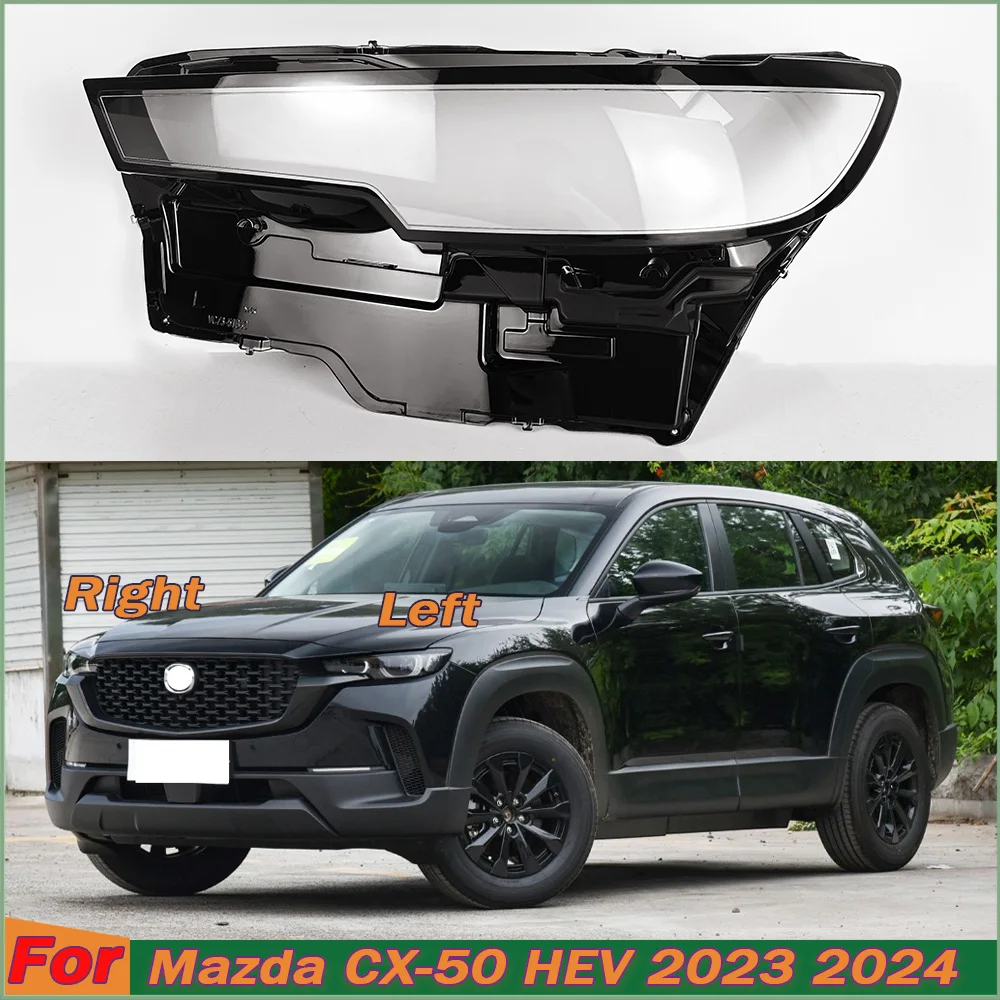 Car Lights Shell For Mazda CX-50 CX50 HEV 2023 2024 Headlamp Lens Housing Protective cover Lampshade Auto Replacement Parts