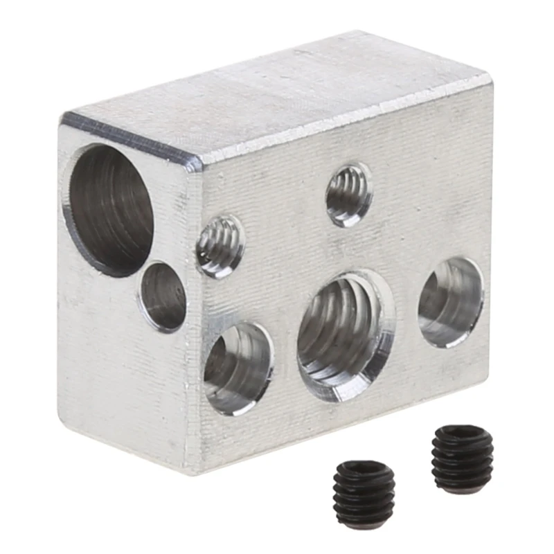 

3D Printer Parts V6 Heater Block Aluminum Block To J-head Hotend Extruder Hotend Heatblock Heating Block Aluminum