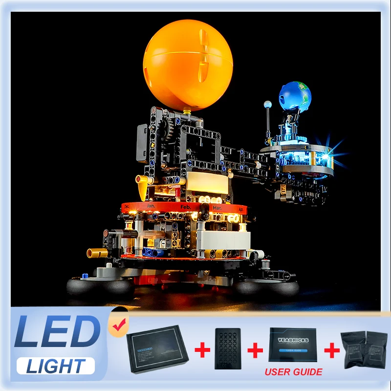 DIY LED Light Kit For LEGO 42179 Planet Earth and Moon in Orbit   (Only LED Light,Without Blocks Model)