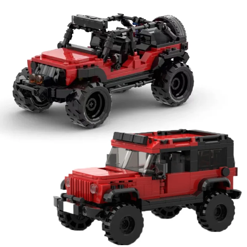 

MOC Off-Road Sports Car Model Building Blocks Classic Vehicle Boys Education Toys Assembly Technology Bricks DIY Holiday Gifts