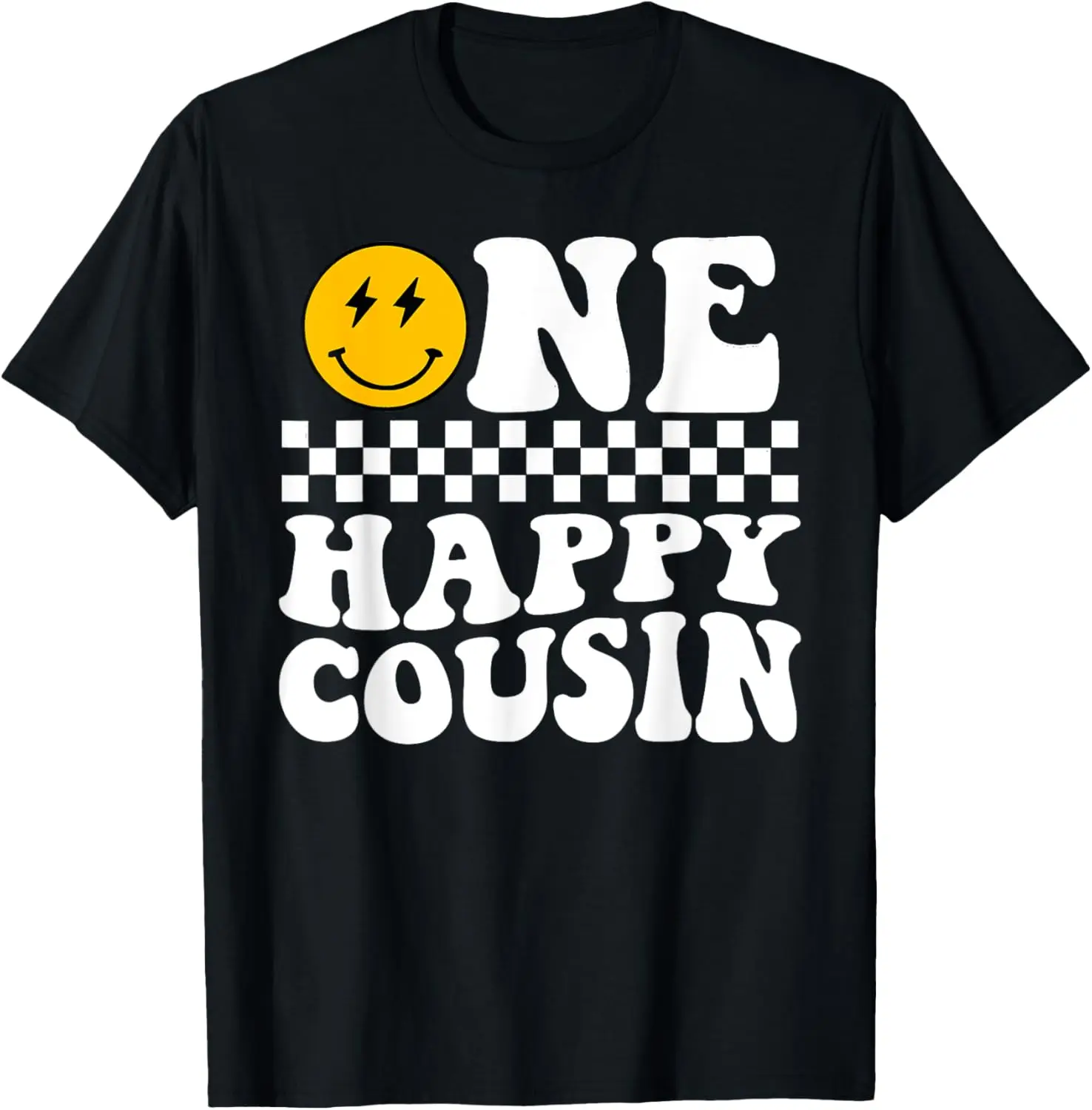 One Happy Dude 1st Birthday One Cool Cousin Family Matching T-Shirt