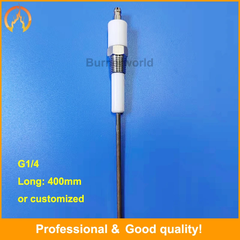 Burner ignition rod burner ignition needle spark plug ignition electrode high pressure ion probe induction detection needle