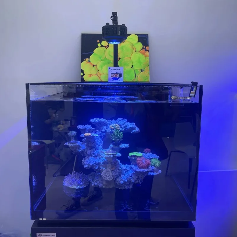 A7S III WiFi Application Controls Full Spectrum Seawater LED Aquarium Lights, Suitable for 60cm-80cm LPS SPS Coral Reef Fish