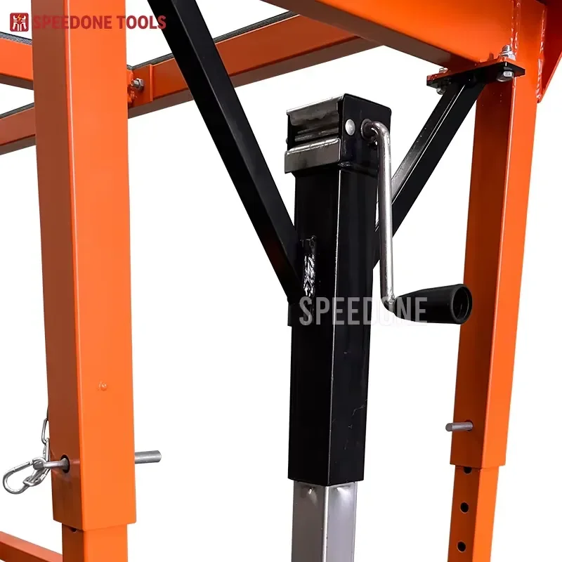 Multifunctional Steel Workbench for Stone Processing Drive-Through Pallet Rack 1 Layer Painted Surface 1050MM Length