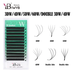 IWYB YY/3D/4D/5D/6D Lashes Eyelash Extension Brazilian Volume D Curl 0.07mm Fox Eyelashes Shipping From Brazil