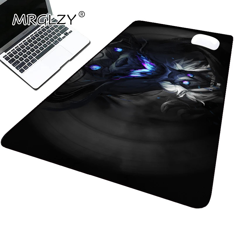 

Mat for Mouse League of Legends Laptop Mouse Pad Kindred Mousepad Xxxl 90x40 Table Mat Pc Gamergirl Rubber Mouse Ped laptop mat