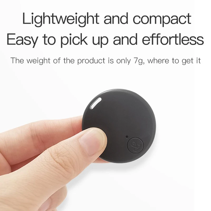 New Bluetooth Anti-loss Device Round Key Pet Anti-loss Locator Bidirectional Alarm Mobile Wallet Intelligent Anti-loss Device