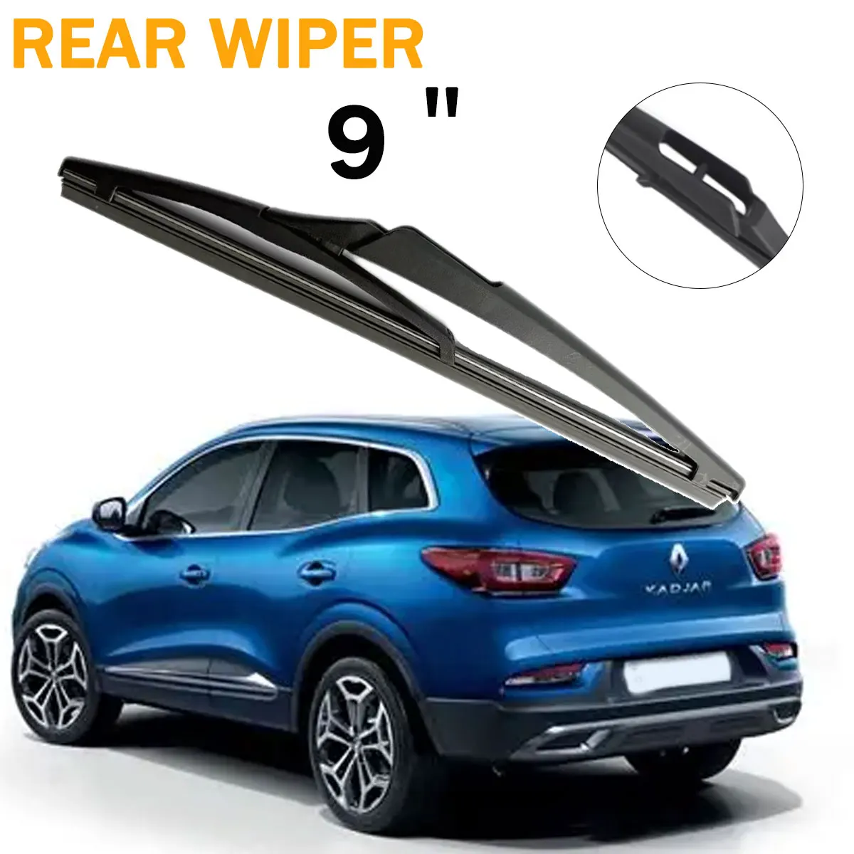 1 Stück Heckwischerblatt 9 Zoll für Renault Kadjar 2015-2023 Windschutzscheibe Heckscheibenwischerblatt Autozubehör