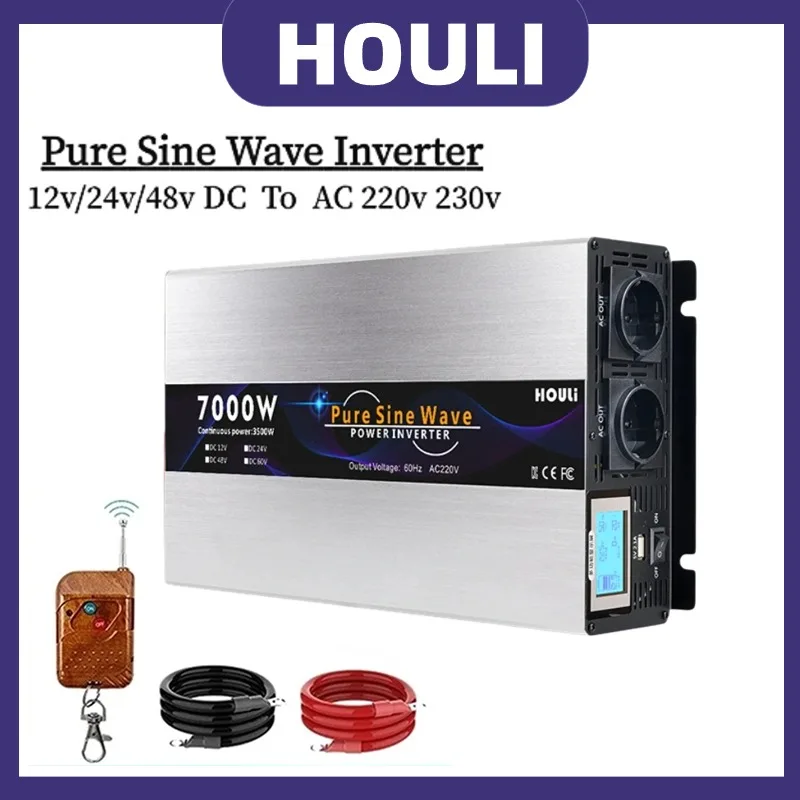 HOULI 7000w 6000w 5000w 4000w onduleur solaire hybride onduleur onduleurs solaires