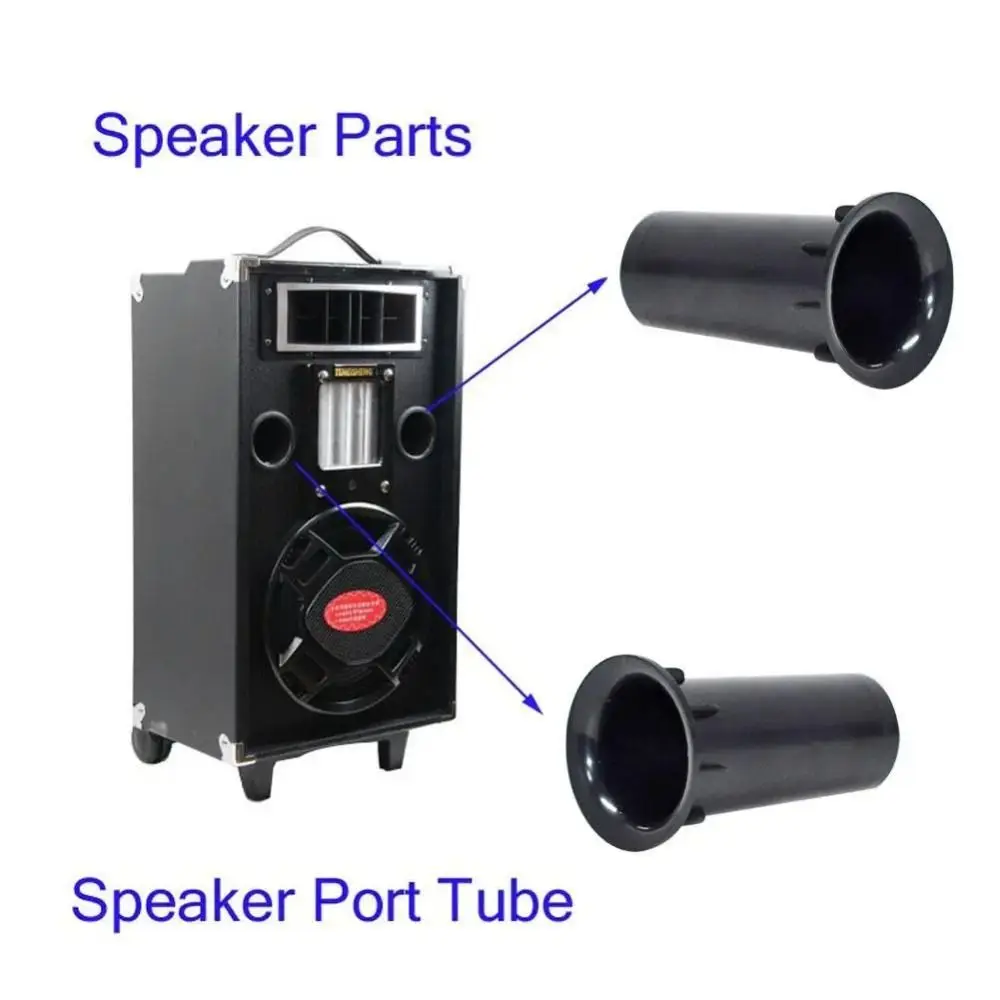 1Pcs Durable Vent Speaker Port Tube Plastic Bass Reflexes Inverted Tube Guide Tube Speaker Accessory