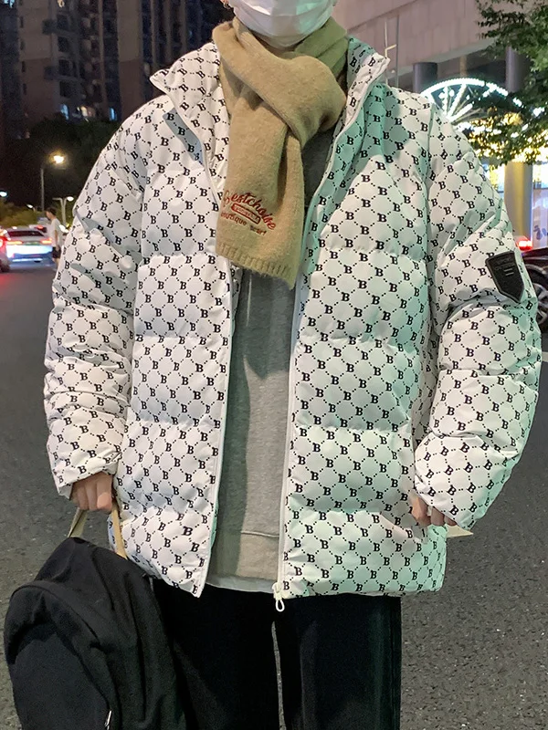 

Men's B-Sle Cotton Jaet Hooded Open Cardigan Zipper ket Warm Outerwear Faionable Urban Thiened Long Sve Youth Coat