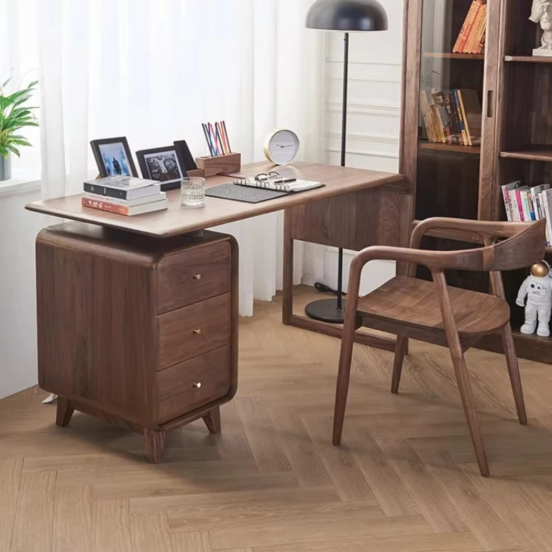 Reception Drawer Office Desk Modern Executive Study Computer Office Table Design Storage Mesas Escritorio Commercial Furniture