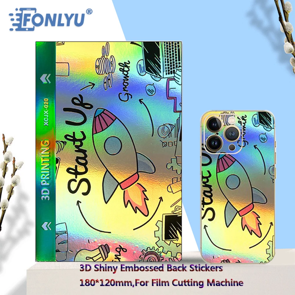 New 3D Colorful Back Cover Sticker Protector Movies Skin Membrane Hydrogel Film For Sunshine Rockspace Cutting Plotter Machine