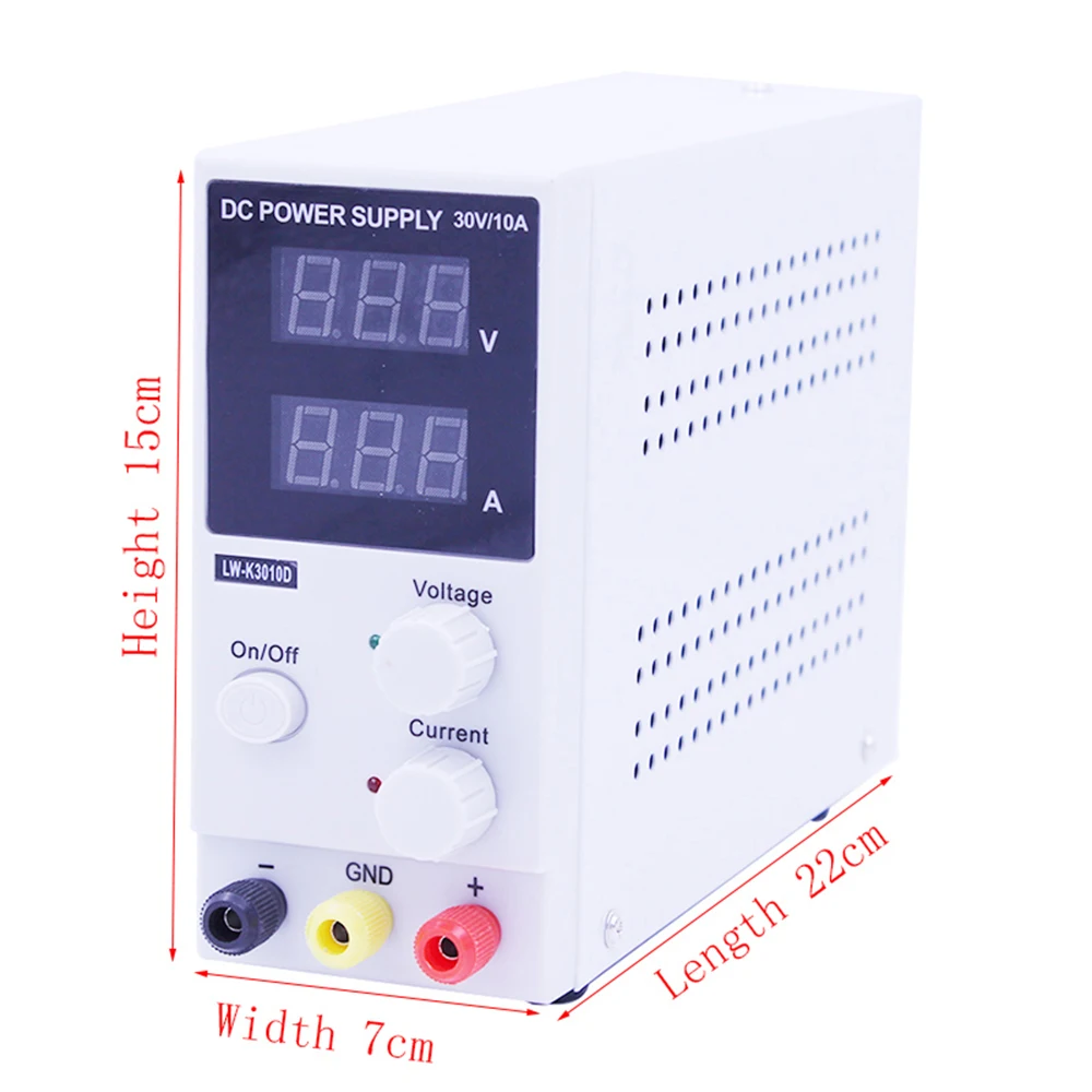 New 30V 10A LED Display Adjustable Switching Regulator DC Power Supply LW-K3010D Laptop Repair Rework 110v - 220v