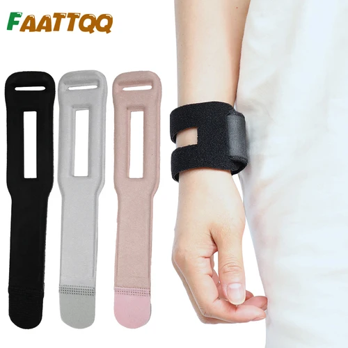 조정 가능한 손목 지지대 손목 터널 브레이스 손목 밴드, 스포츠 건염 통증 완화, 관절염 손목 붕대 랩, 1 개 