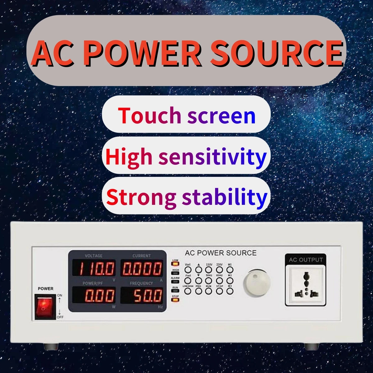 MYAMI 300V 500VA Programmable variable frequency Conversion High power Adjustable Bench single phase AC power supply