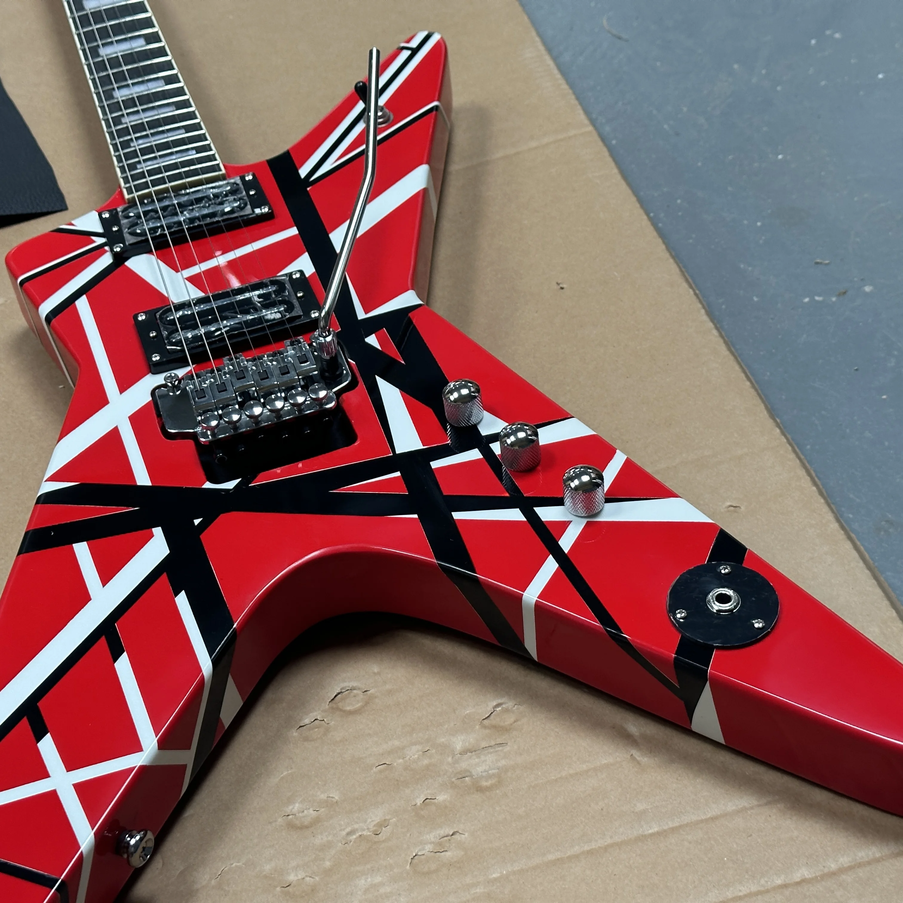 Red zakk Dimebag Custom Electric Guitar No brand Free Ship