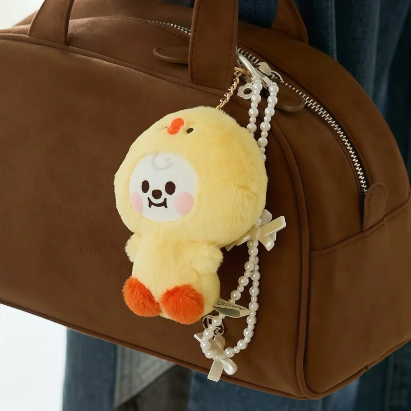 Cute Cartoon Koala Cookie Puppy Bunny Horse Alien Figure Plush Keychains Lovely Soft Doll Bag Charms Kawaii Adorable Ornaments view 5