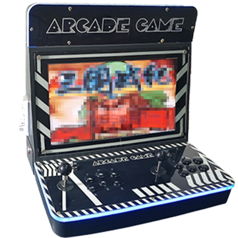 2-Player Pandora Box Arcade Game Console Coin-Operated Fighting Video Game for Kids VGA Output Table-Top Arcade Machine