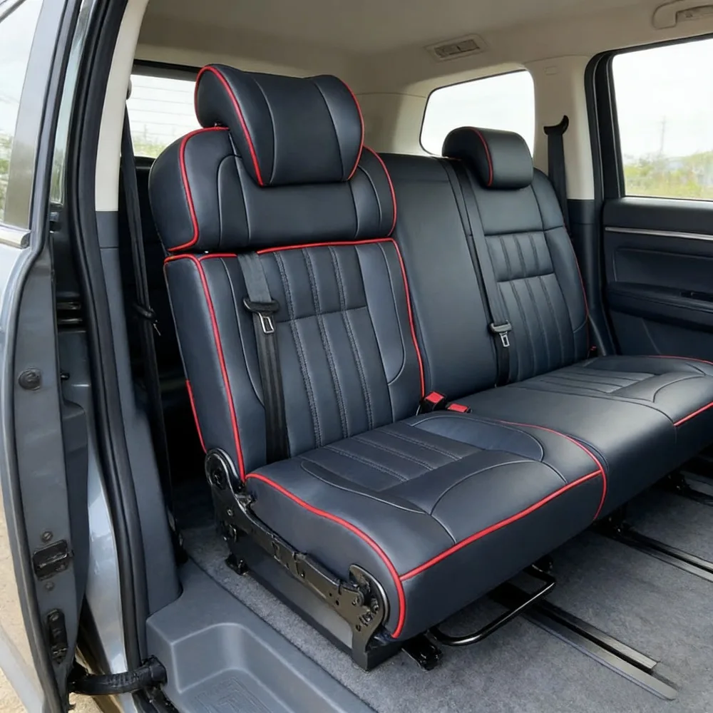 PU Leather Campervan Interior Kits Wholesale Comfortable RV Seat Bed Sofa Foldable For Motorhomes Camper Van Travel Supplies