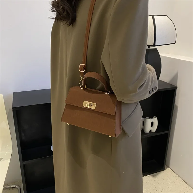 2024 New Fashion Shoulder Bag Plaid PU Leather Ladies Handbags Designer Crossbody Bags for Women Sac A Main Femme