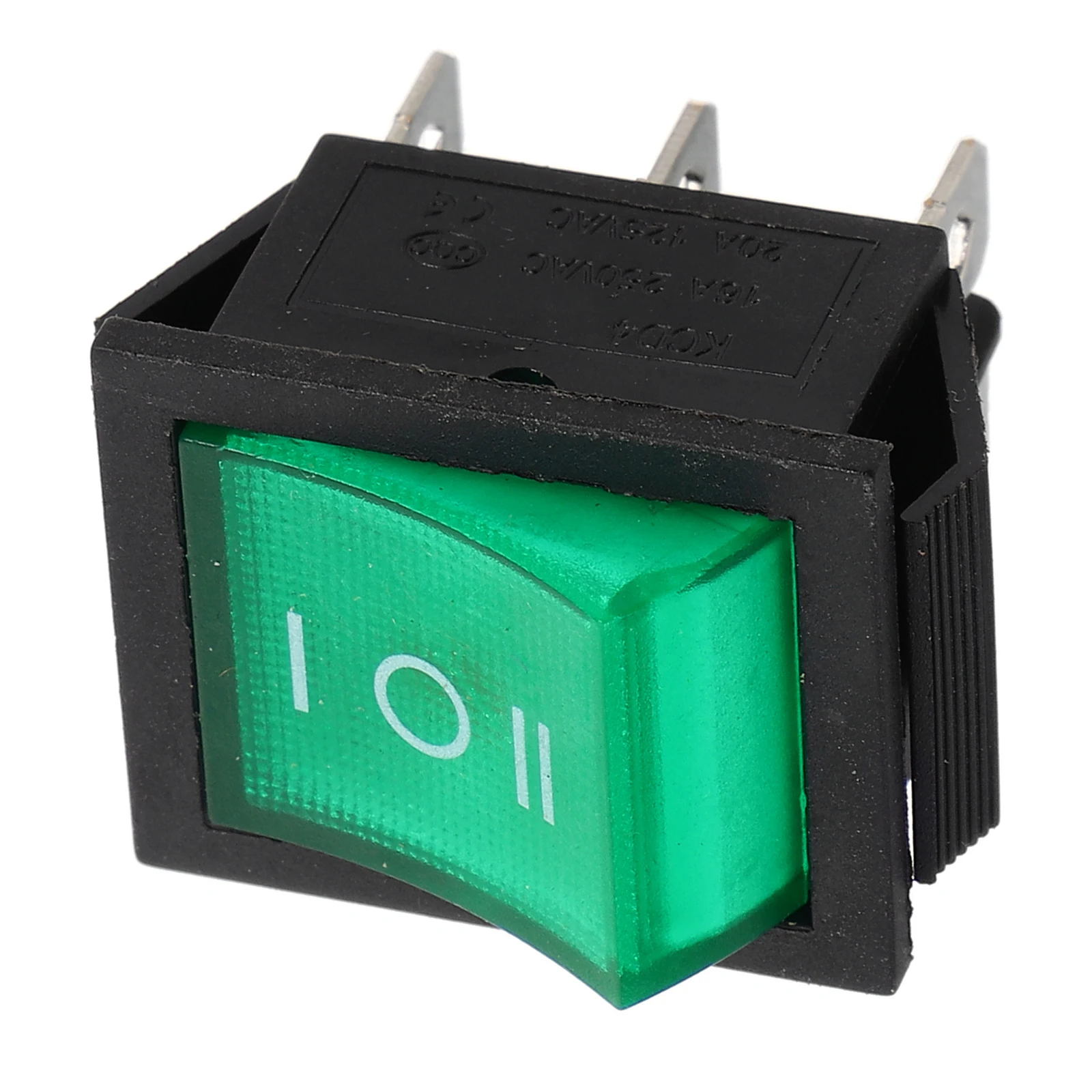 

Boat-Shaped Rocker Waterproof High Power Marine Industrial Start Stop Pump Pc Power Switch Green Automotive Toggle Replacement