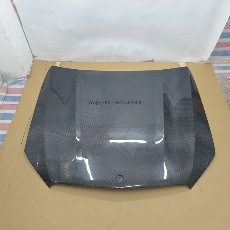 

style W205 C43 C300 Double-sided Full Carbon Fiber Hood High Quality for C-Class 2-door 4-door Coupe