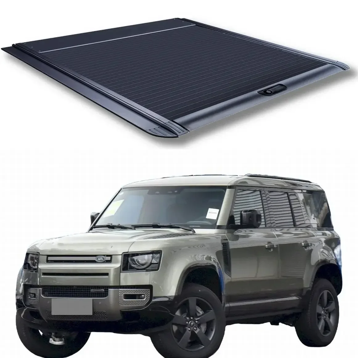 Retractable Aluminum Roll Up Truck Bed Tonneau Cover Roller Lid for Land Rover Defender